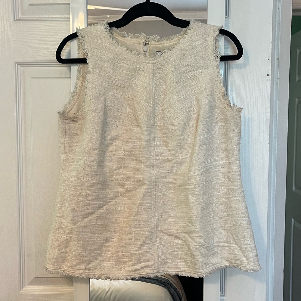 Banana republic size 12 women’s work top. Zipper in the back, only worn once!